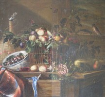 oeuvre d'art restaure  cole hollandaise 18me sicle, huile sur toile